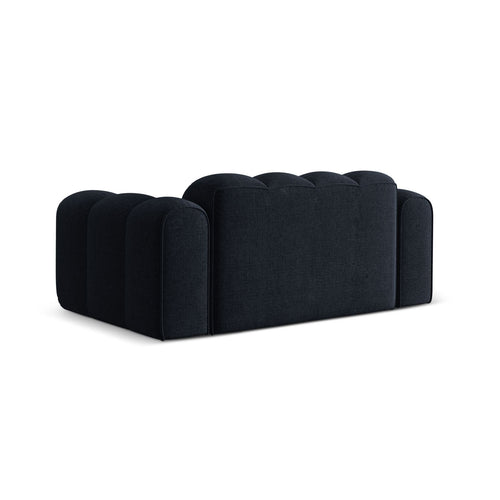 Cosmopolitan Design - Bank Treno 2-zits, chenille marineblauw - 94x180x70cm