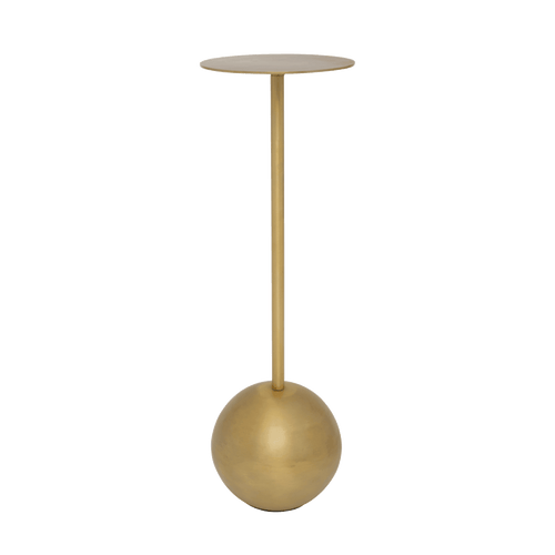 Urban Nature Culture bijzettafel M, Gold - Ø 21* 66 CM - vtwonen shop