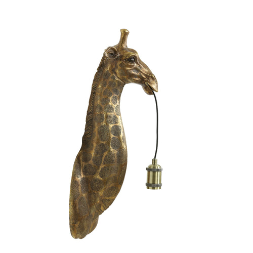 Light & Living wandlamp Giraffe - brons - 20.5x19x61cm - vtwonen shop