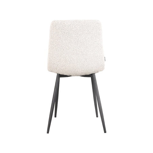 LABEL51 Eetkamerstoel Juul - Champagne Bouclé - Zithoogte 46cm - Set van 2 - vtwonen shop