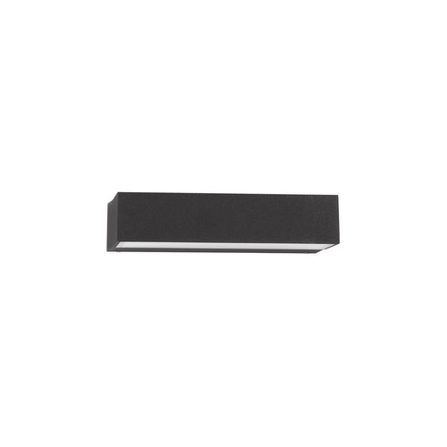 Merano Brownsville Outdoor Down Wandlamp Antraciet Aluminium, Helder Glas LED 10W 284Lm 3000K IP65