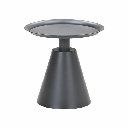 Zavala bijzettafel - diameter 50xH48 cm - carbon black - vtwonen shop