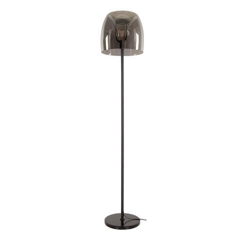 Giga Meubel Vloerlamp Drift Glass - Smoke Glas - 1-Lichts - 35x35x170cm