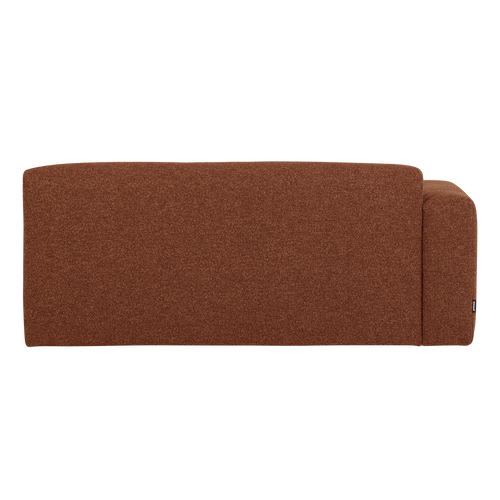 WOOOD 2-zits bank arm links Mojo Base - Bouclé - Roestbruin - 74x185x97