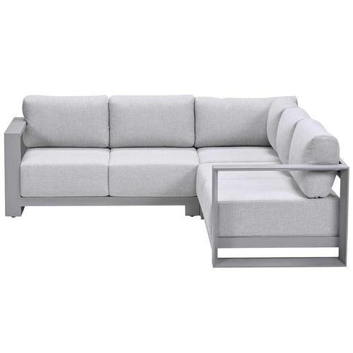 Garden Impressions loungebank Malakka taupe 3-delig - vtwonen shop