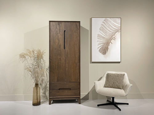 Livingfurn kabinetkast Cortez - 200x75x40 cm - mangohout