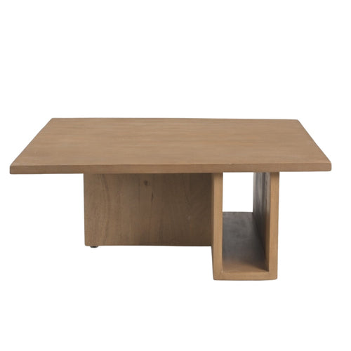 Giga Meubel Salontafel Onni - Vierkant Naturel Hout - 85cm