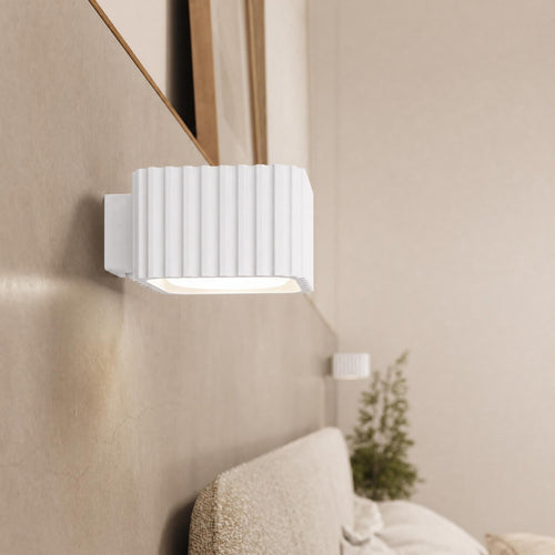 Sollux Lighting Plafondlamp RIFF 2 wit Gx53 - 20,5x10x8cm
