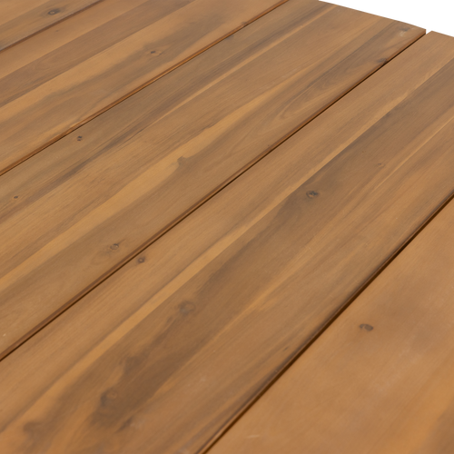 WOOOD tuintafel Kris - Acacia Hout - Naturel - 76x90x90