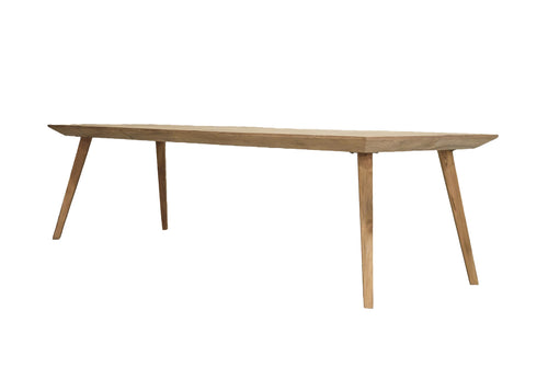 Livingfurn eetkamertafel Tomar - 300cm - teakhout - vtwonen shop
