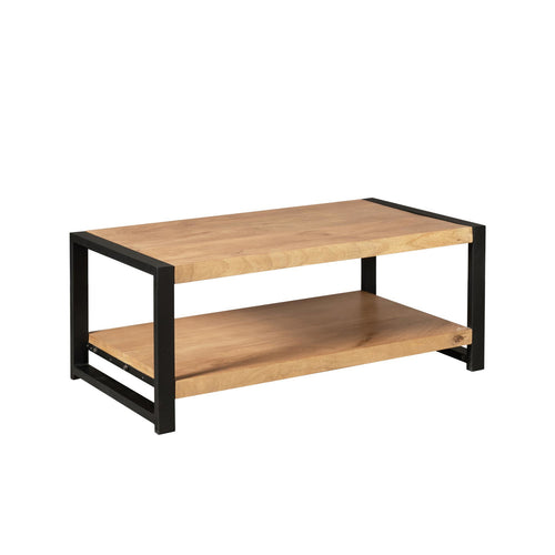 Starfurn Salontafel Britt - Rechthoekig Naturel Hout - 110x60x45cm