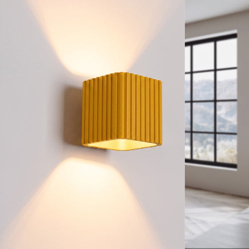 Sollux Lighting Wandlamp RIFF geel G9 - 10x12x10cm
