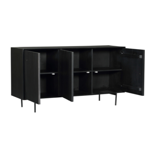 Starfurn  dressoir Madison - zwart - 45x165x85cm