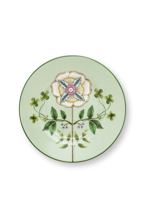 Pip Studio - Petit Fours - Lily & Lotus - Lichtgroen - 12 cm - Set van 6