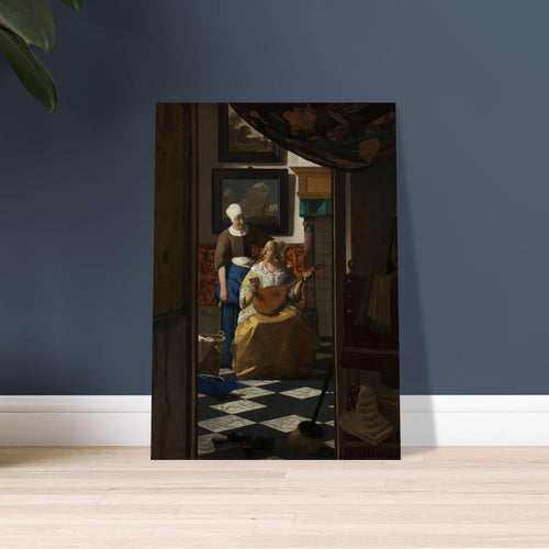 Artfulprints  Johannes Vermeer - De liefdesbrief   poster 70x100 cm - vtwonen shop