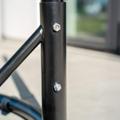 HOME DELUXE Hangstoel van touwwerk CADEIRA lichtgrijs - 1-zits