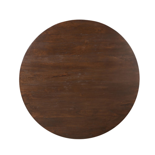 StarFurn Eettafel Madison - Rond Bruin Hout - 130x130x76cm - vtwonen shop