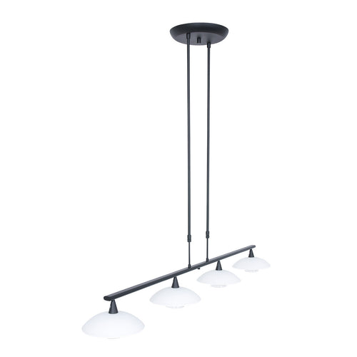 Steinhauer hanglamp tallerken - 4 lichts - 100x 120 cm - zwart - vtwonen shop