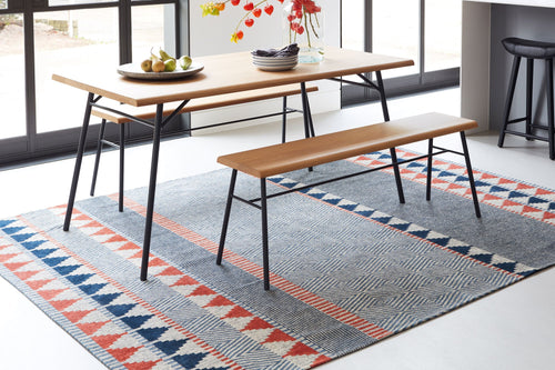 Belavita vloerkleed 8767 Indigo/Tabasco - Multicolor - 140 x 200 cm