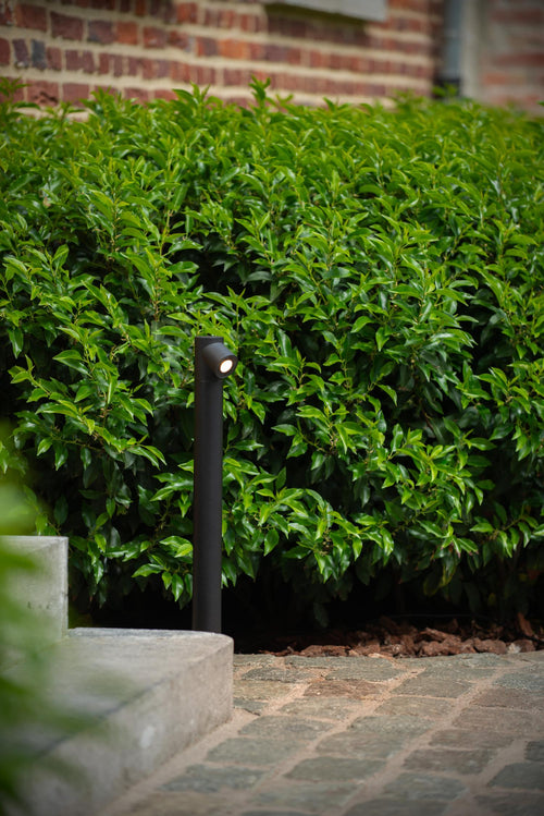 Lucide sokkellamp IBAMBA - Geïntegreerde LED - Zwart