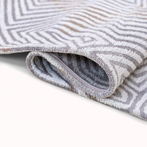 Louis De Poortere vloerkleed Oyster White - grijs - 80x250cm