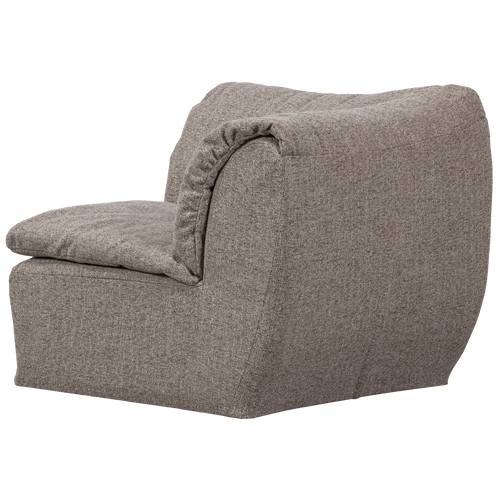 WOOOD hoekelement Baggy - Geweven Stof - Bruin Melange - 81x96x96 - vtwonen shop