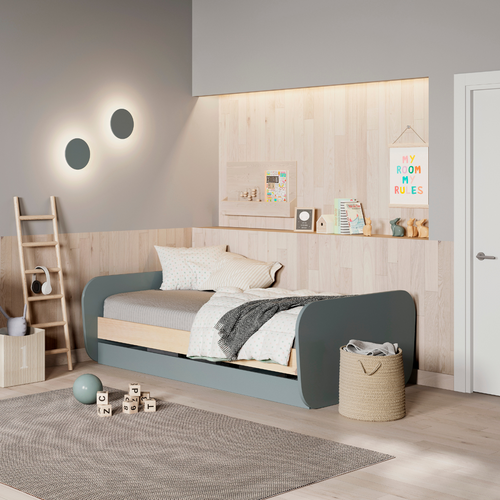 Calicosy - SIMON Bed - Eiken - 102x205,4x65 cm