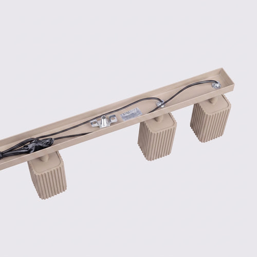 Sollux Lighting Plafondlamp RAYO 6L taupe - 117x6x16,5cm