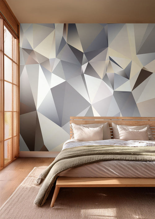 Sanders & Sanders fotobehang 3D-motief beige, bruin en grijs - 360 x 270 cm - 600497