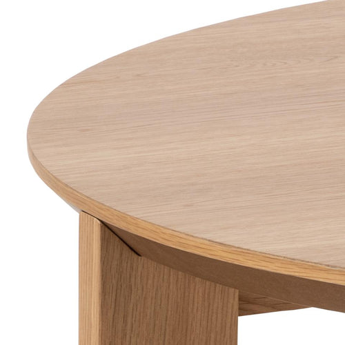 Rebellenclub Salontafel Koge - Ø90 cm - Eiken