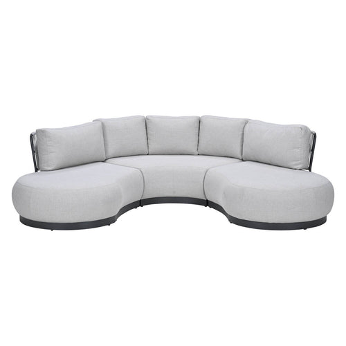 Garden Impressions Loungebank San Jose 3-delig chaise longue