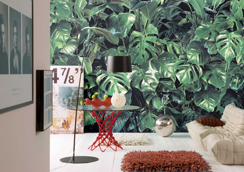 Sanders & Sanders fotobehang bladeren groen - 368 x 254 cm - 612205