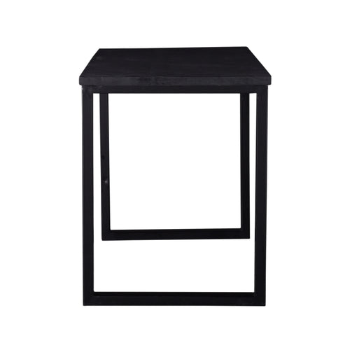 Giga Meubel Bartafel Martin - Zwart Mangohout - 140x70x90cm