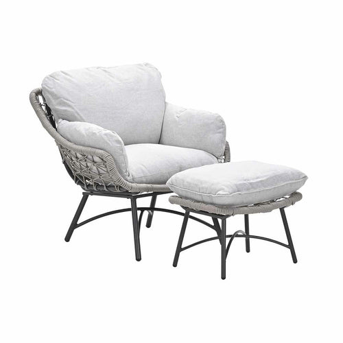 Garden Impressions loungestoel Selene rope taupe