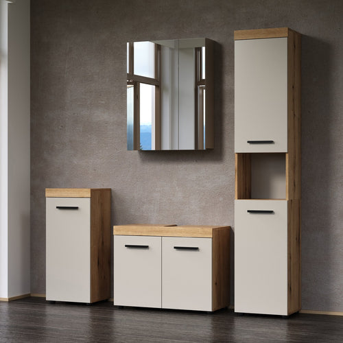 Calicosy - Badkamerkolom, MINA - beige 36x31x184 cm