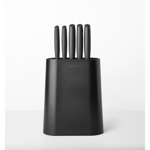 Brabantia Tasty+ Messenblok plus 5 messen - Dark Grey