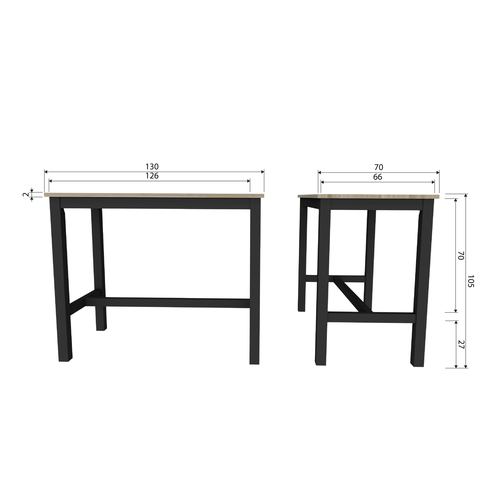 WOOOD tv-meubel Silas - Grenen - Dust - 55x120x44 - vtwonen shop