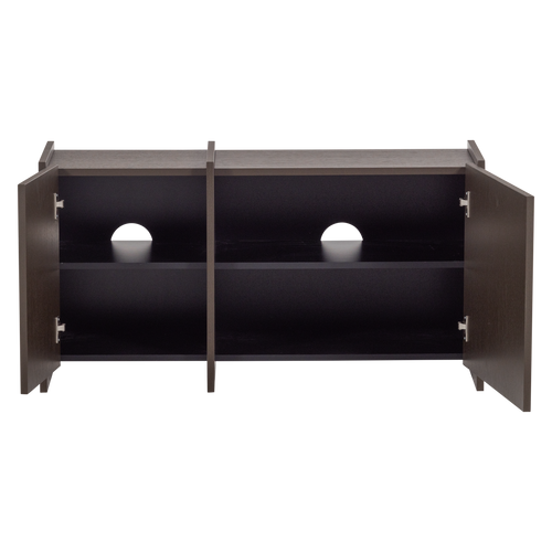WOOOD tv meubel 102 cm Brock - Essen Fineer - Middenbruin - 53x102x44