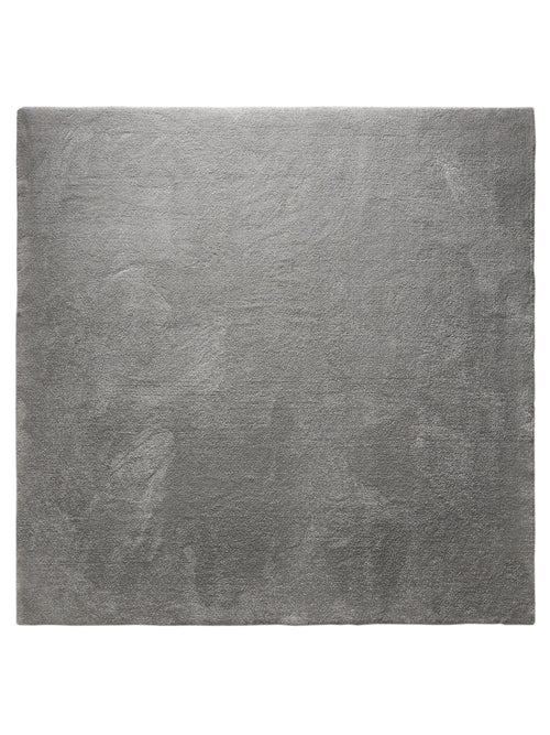 benuta wasbaar shaggy vloerkleed Melvin - lichtgrijs - 200x200 cm