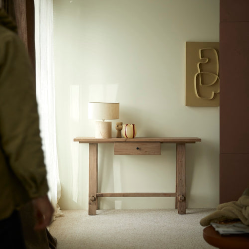 Tikamoon Consoletafel van gerecycled massief grenen - Naturel