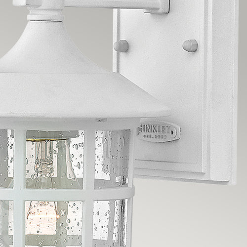 Elstead Hinkley Freeport Outdoor Wandlantaarn Structuur Wit, IP44