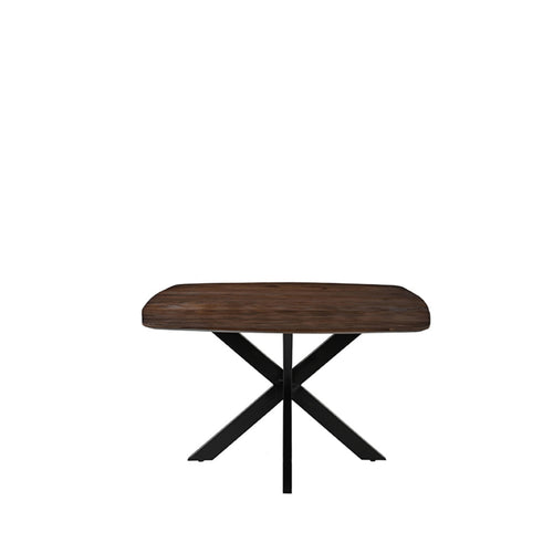 LABEL51 Eettafel Blake - Donkerbruin Mangohout - 140x140x76cm - vtwonen shop