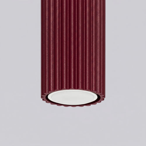 Sollux Lighting Plafondlamp KARBON 40 bordeaux - 6,5x6,5x40cm