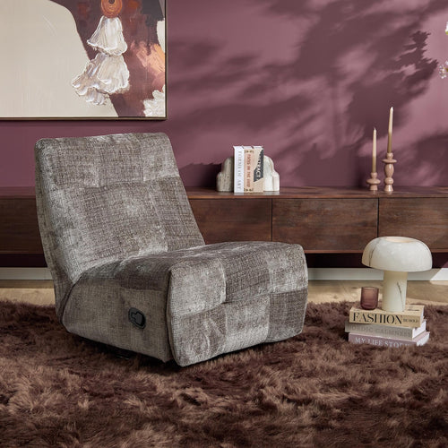 Starfurn Relaxfauteuil Chill - Grijs - Draaibaar - 97x78x90cm