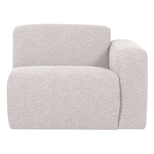 WOOOD 1-zits bank arm rechts Mojo Base - Bouclé - Ecru - 74x105x97
