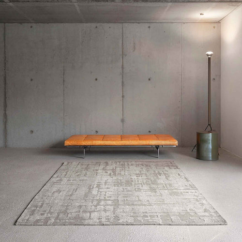 Louis De Poortere binnen & buiten machinewasbaar vloerkleed Structures Baobab van 70% gerecycled PET - beige - 170x235cm