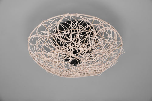 Trio Leuchten plafondlamp Lovis - 2 lichts - 40  x 14   cm - zwart beige - vtwonen shop