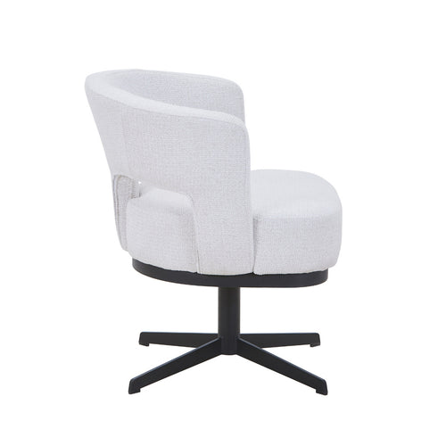 DÉJA Living Eetkamerstoel Léo - Off-White - Draaibaar - Set van 2 - vtwonen shop