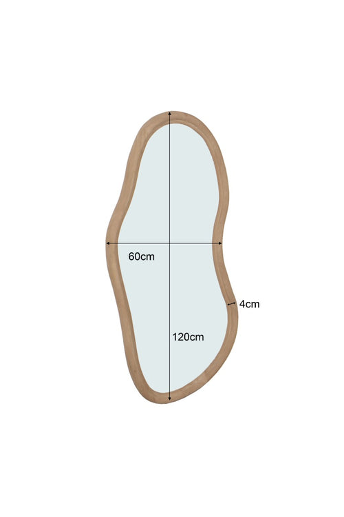 Brix spiegel Sophie L - bruin - 4x63x120 - vtwonen shop