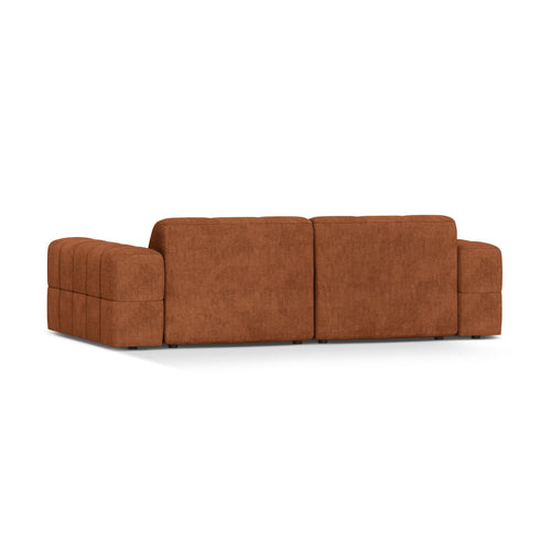 Cosmopolitan Design - Bank Chicago 3-zits, chenille baksteen - 102x212x78cm